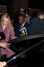 CATE BLANCHETT Leaves Tar Premiere in London 01/11/2023
