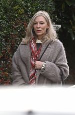 CATE BLANCHETT on the Set of Disclaimer in London 01/18/2023