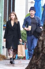 CAYLEE COWAN and Casey Affleck Out for a Lunch Date on New Year