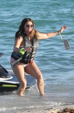 CHANEL WEST COAST and Dom Fenison at a Beach in Miami 01/01/2022