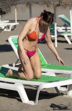 CHANELLE HAYES in Bikini at a Beach in Los Cristianos 01/17/2023
