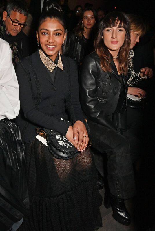 CHARITHRA CHANDRAN at Christian Dior Show at Paris Fashion Week 01/23/2023
