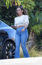 CHERYL BURKE Leaves a House in Hollywood 01/07/2023