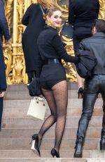 CHIARA FERRAGNI Arrives at Schiaparelli Haute Couture Spring-summer 2023 Show at Paris Fashion Week 01/23/2023
