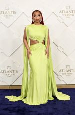 CHLOE BAILEY at Grand Reveal Weekend for Atlantis The Royal in Dubai 01/21/2023