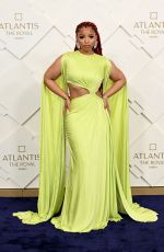 CHLOE BAILEY at Grand Reveal Weekend for Atlantis The Royal in Dubai 01/21/2023