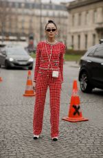 CHRISELLE LIM Arrives at Chanel Spring Summer 2023 Haute Couture Show in Paris 01/24/2023