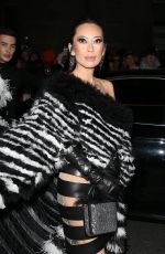 CHRISTINE CHIU Arrives at  Jean Paul Gaultier Fashion Show in Paris 01/25/2023