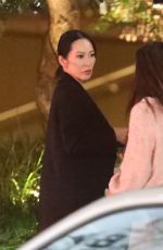 CHRISTINE CHIU Night Out with Friends in Los Angeles 01/20/2023