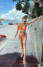CHRISTINE QUINN in Bikini at a Beach in St Barts 01/04/2023