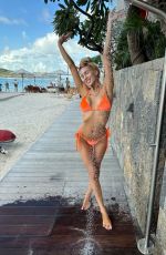 CHRISTINE QUINN in Bikini at a Beach in St Barts 01/04/2023