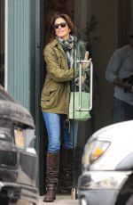 CINDY CRAWFORD Leaves a Hair Salon in Beverly Hills 01/10/2023