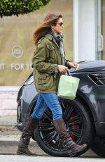 CINDY CRAWFORD Leaves a Hair Salon in Beverly Hills 01/10/2023