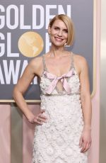 CLAIRE DANES at 80th Annual Golden Globe Awards in Beverly Hills 01/10/2023