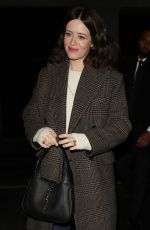 CLAIRE FOY Arrives at BBC Radio 2 to Promote Women Talking in London 01/27/2023