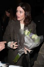 CLAIRE FOY Arrives at BBC Radio 2 to Promote Women Talking in London 01/27/2023