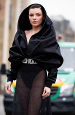 CLARA MARZ Arrives at Stephane Rolland Show at Paris Fashion Week 01/24/2023