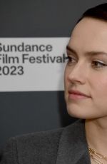 DAISY RIDLEY at Sometimes I Think About Dying Premiere at 2023 Sundance Film Festival in Park City 01/19/2023