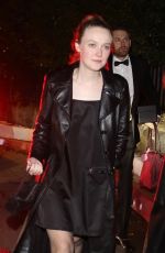 DAKOTA FANNING Arrives at a Golden Globe Afterparty in Los Angeles 01/10/2023