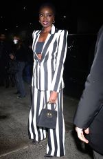 DANAI GURIRA Arrives at Late Show with Stephan Colbert in New York 01/12/2023