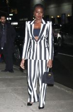 DANAI GURIRA Arrives at Late Show with Stephan Colbert in New York 01/12/2023