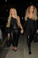 DANI IMBERT and ELLA WISE Night Out in London 01/22/2023