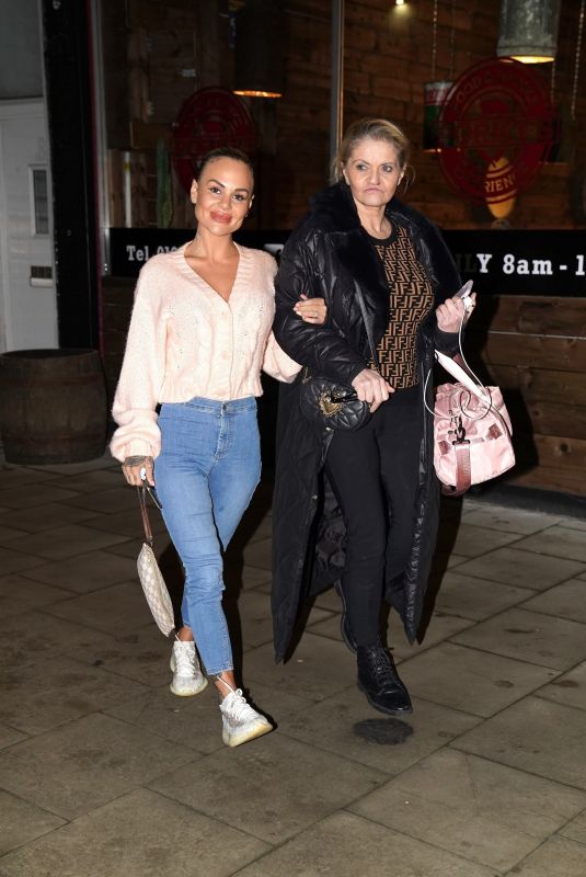 DANIELLA WESTBROOK and CHANTELLE CONNELLY Night Out in Newcastle 01/21/2023