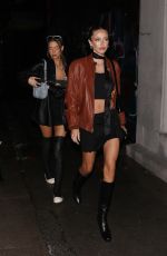DELILAH HAMLIN, HOLLY SCARFONE and KAYLA RICHART Night Out in Los Angeles 01/14/2023