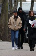 DIANE KRUGER Visits Norman Reedus on the set of The Walking Dead: Daryl Dixon in Paris 01/06/2023