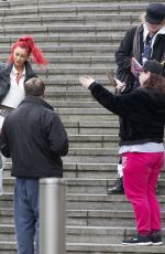 DIANNE BUSWELL Leaves Her Hotel in Birmingham 01/20/2023