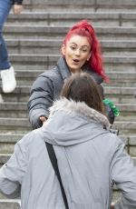 DIANNE BUSWELL Leaves Her Hotel in Birmingham 01/20/2023