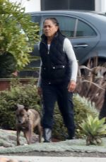 DORIA RAGLAND Out with Her Dog in Los Angeles 01/05/2023