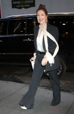 DREW BARRYMORE Arrives at CBS Mornings in New York 01/26/2023
