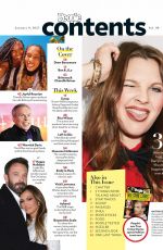 DREW BARRYMORE in People Magazine, January 2023