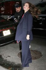 DREW BARRYMORE Leaves CBS Studios in New York 01/11/2023