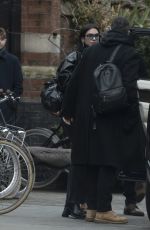 DUA LIPA Arrives at Chiltern Firehouse in London 01/26/2023