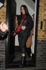 DUA LIPA Leaves Chiltern Firehouse in London 01/05/2023