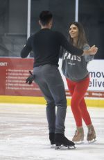 EKIN-SU CULCULOGLU at Dancing on Ice Show Practice in Essex 01/19/2023