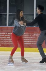 EKIN-SU CULCULOGLU at Dancing on Ice Show Practice in Essex 01/19/2023