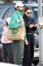 ELIZABETH OLSEN and Robbie Arnett Out Shopping in Los Angeles 01/06/2023