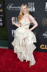 ELLE FANNING at 28th Annual Critics Choice Awards in Los Angeles 01/15/2023