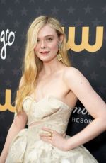 ELLE FANNING at 28th Annual Critics Choice Awards in Los Angeles 01/15/2023