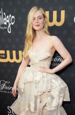 ELLE FANNING at 28th Annual Critics Choice Awards in Los Angeles 01/15/2023