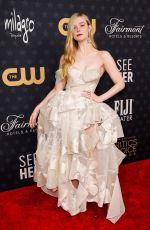 ELLE FANNING at 28th Annual Critics Choice Awards in Los Angeles 01/15/2023