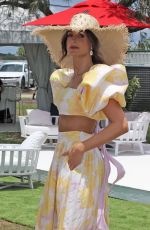 ELSA PATAKY, ZARA TINDALL, DELFINA BLQUIER, AMANDA ABATE, LIZ CANTOR and LAURA DUNDOVIC at Magic Millions Polo 2023 on the Gold Coast 01/08/2023