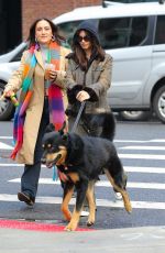 EMILY RATAJKOWSKI Out with Her Dog in New York 01/06/2023