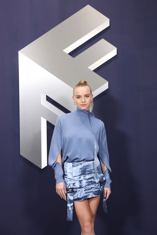 EMMA BROOKS at Fendi FW23 Fashion Show in Milan 01/14/2023