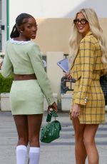 EMMA HERNAN and CHELSEA LAZKANI Arrives on the Set of New Season of Selling Sunset in West Hollywood 01/11/2023