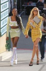 EMMA HERNAN and CHELSEA LAZKANI Arrives on the Set of New Season of Selling Sunset in West Hollywood 01/11/2023