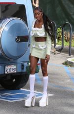 EMMA HERNAN and CHELSEA LAZKANI Arrives on the Set of New Season of Selling Sunset in West Hollywood 01/11/2023